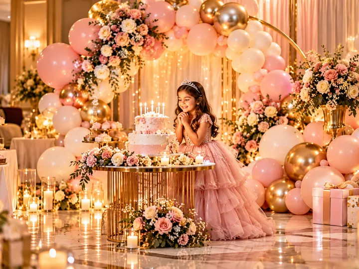 AI event concept: Birthday cake celebration