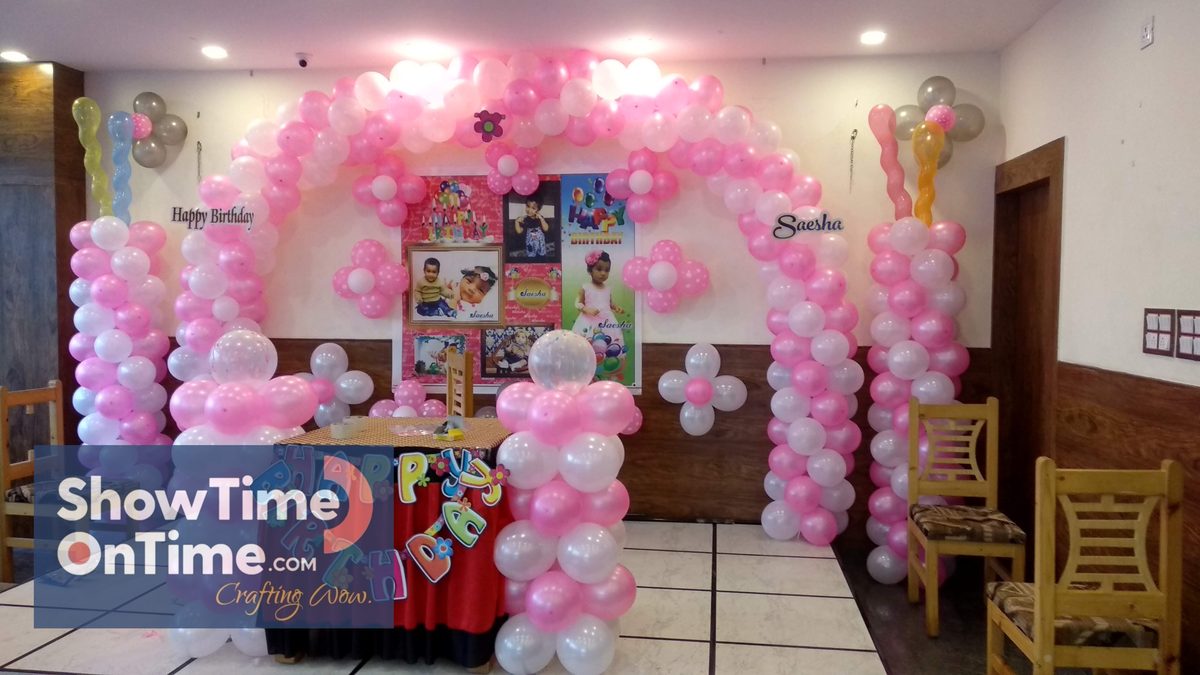 Birthday decoration setup Bengaluru