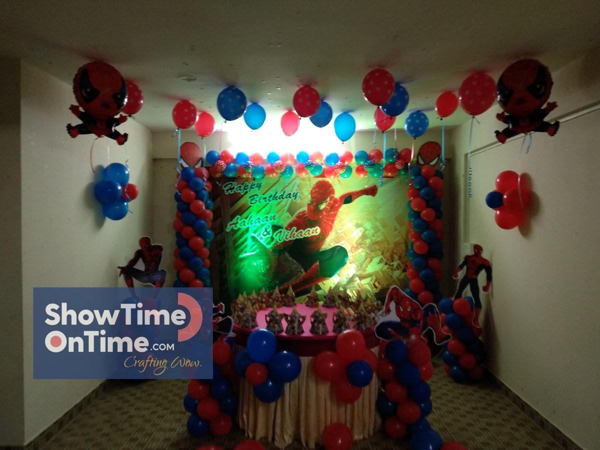 ShowTime OnTime decoration team at work in Bengaluru